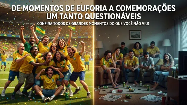 De momentos de euforia a comemorações um tanto questionáveis, confira todos os grandes momentos do que você não viu!